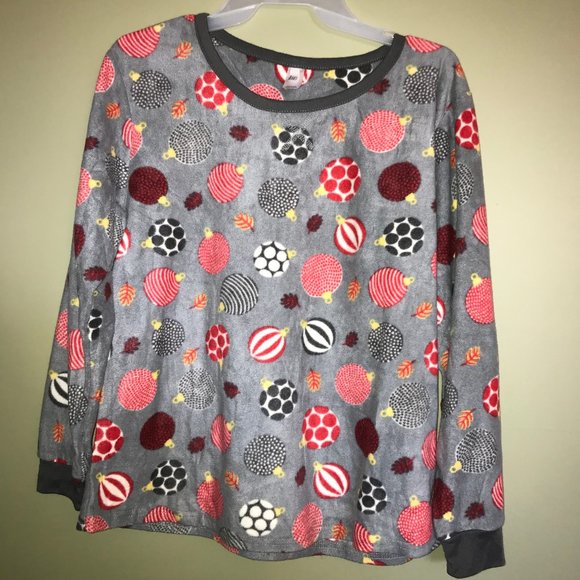 NWT CHRISTMAS Ornament Flora by Flora Nikrooz Women Long Sleeve Loungewear MED - Picture 1 of 2